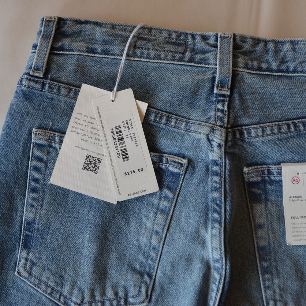 AG Alexxis Contour 360 Button Front Jeans NWT - Picture 7 of 12